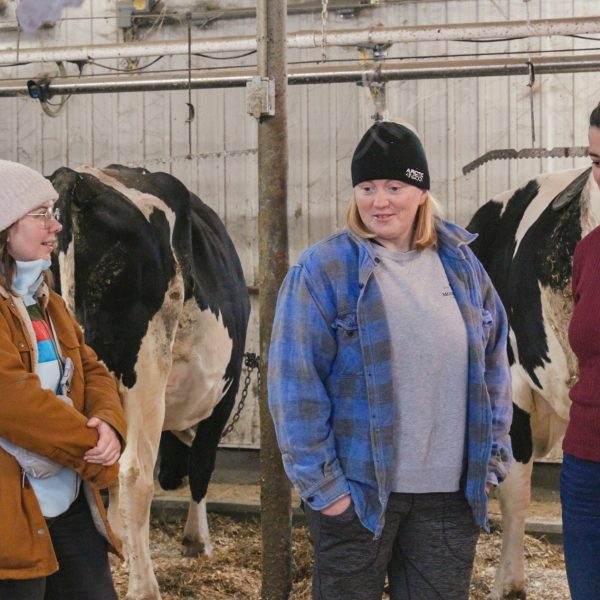 Exploring the farm: STELA students at CRSAD
